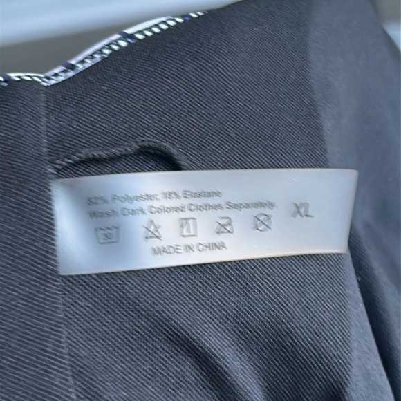 Striped V-neck tummy control one piece monokini with sheer mesh high waist. - Picture 8 of 16